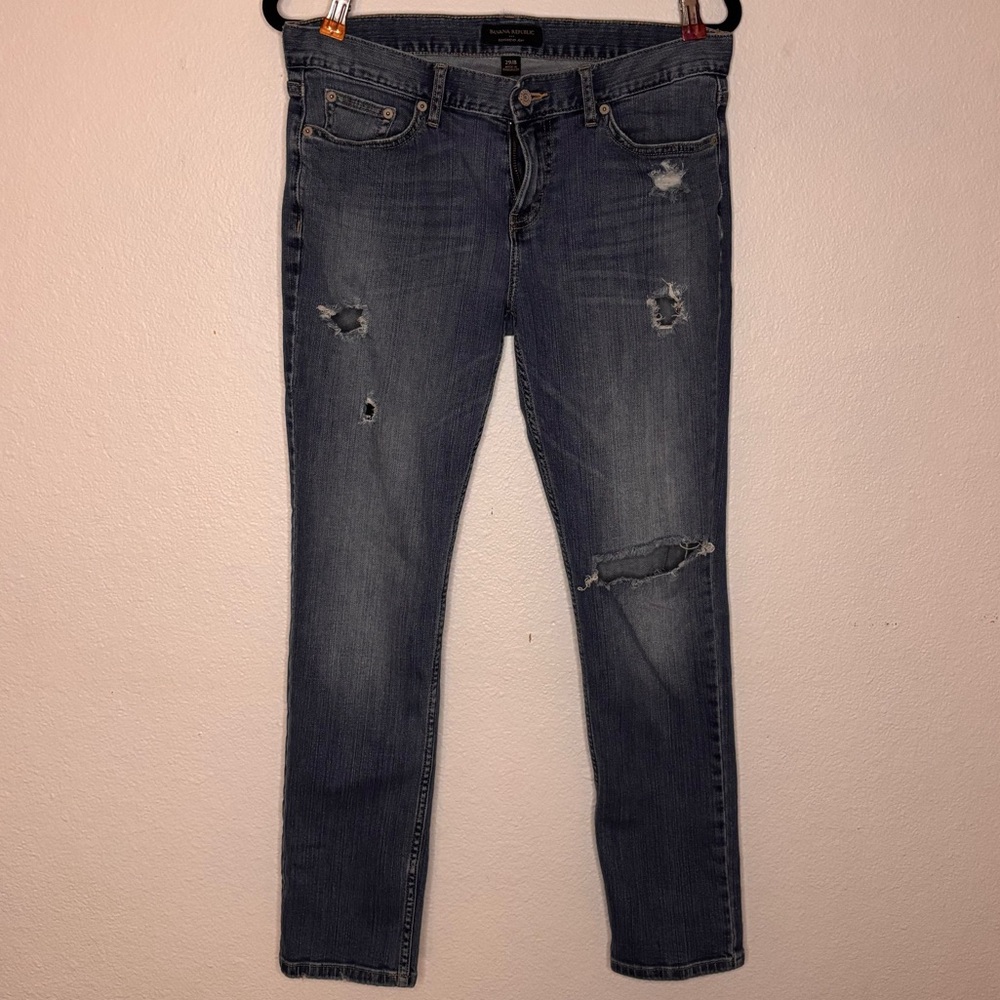 Banana Republic Boyfriend Jeans Women’s 29/8 | Distressed Denim